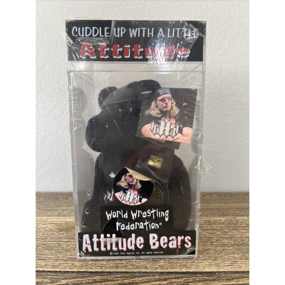 2000 World Wrestling Federation attitude bear Triple HHH RARE 1999 Titan Sports